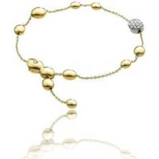 Chimento Armillas Acqua 18ct Yellow Gold 0.25ct Diamond Drops Bracelet