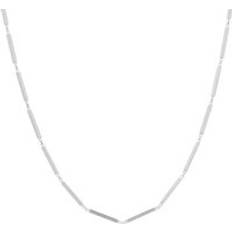 Unisex Necklaces Marco Bicego Uomo 18ct White Gold Unisex Link Necklace 55cm