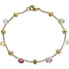 Marco Bicego Paradise 18ct Yellow Gold Mixed Stone Bracelet