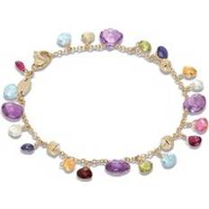 Yellow Bracelets Marco Bicego Paradise 18ct Yellow Gold Multicolour Gemstone Bracelet