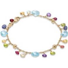 Yellow Bracelets Marco Bicego Paradise 18ct Yellow Gold Multicolour Gemstone Bracelet