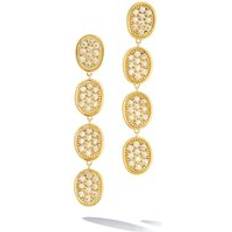 Yellow Earrings Marco Bicego Lunaria Alta 18ct Yellow Gold 1.06ct Diamond Drop Earrings Yellow Gold