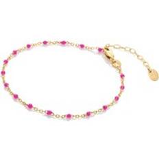 Hot Diamonds Gioielli Hot Diamonds x Jac Jossa Gold Plated Sterling Silver Ocean Pink Bracelet