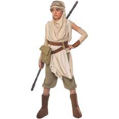 Rubies Girl's Premium Star Wars Rey Costume