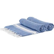 Textiles Nicola Spring Turkish Cotton Pack of 2 Bath Towel Blue