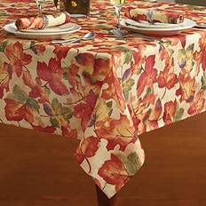 Textiles Elrene Home Fashions Harvest Festival Fall Printed Tablecloth Orange (213.36x152.4cm)