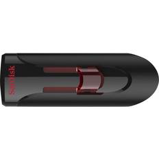 SanDisk USB-minnen på rea SanDisk Ceuzer Glide CZ600 USB-minne, 128GB, USB 3.0