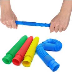 4-Pack Pop Tube Fidget Toys Leksak Sensory