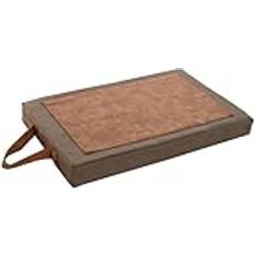 Home ESPRIT Brown Cotton Polyester Floor Cushion 40x25x4 cm Brown (40x)