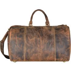 Bruin - Vrouw Sporttassen Greenburry Reisetasche Leder 49x33cm "Vintage" antikbraun 1675-25