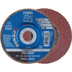 Pferd 67608125 A Sg Steelox Flap disc Diameter 125 mm Bore diameter 22.23 mm 10 pcs