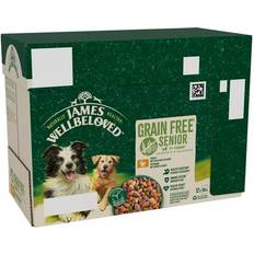 James Wellbeloved Dogs - Wet Food Pets James Wellbeloved Senior Hypoallergenic Grain Free Pouches Turkey Saver