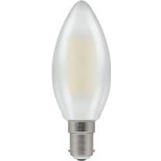 LED Candle Filament Non-Dim Pearl 4.2W 2700K SBC-B15d