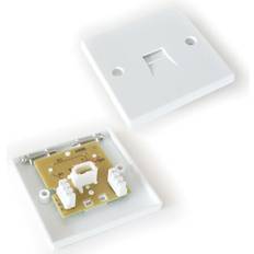 Loops Bt Extension Single Telephone Socket idc Terminals 3/6A Wall Outlet Plate