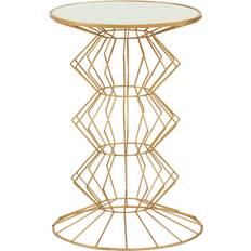 Gold Small Tables Premier Housewares Yaxi Small Table