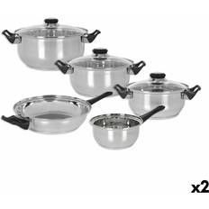 Quttin Genova 8 Piece Cookware Set of 2