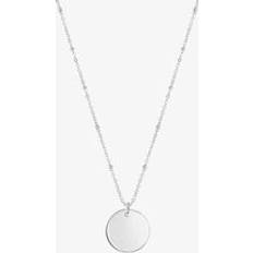 Nomination Silver Necklaces Nomination Sempre Con Me Engravable Round Disc Necklace 029701/031 Silver