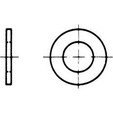 Reyher Byggmaterial Reyher Rundbricka Polyamid DIN 125 A 8.4 x 17 x 1.6 mm 200-pack