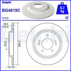 Vehicle Parts Delphi Brake Disc BG4819C