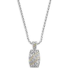 Effy Charms & Pendants Effy Women's 18K Goldplated Sterling Silver & 0.11 TCW Diamond Pendant Necklace