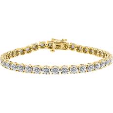 Effy Bracelets Effy Two-Tone Tennis Bracelet - Gold/Silver/Diamonds