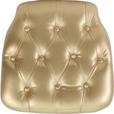 Chair Cushions Flash Furniture Louise Hard Tufted Chair Cushions Gold (40.64x)