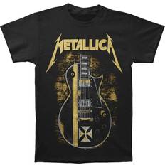 Metallica Men's Hetfield Iron Cross Guitar T-shirt Black