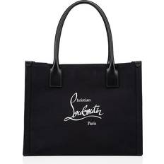 The canvas large tote bag Christian Louboutin Nastroloubi Large Tote - Black