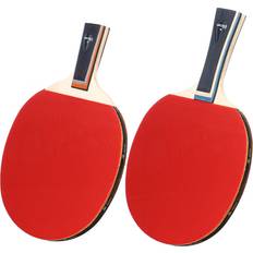 BOLI 7 Ply Pure Wood Double Pimples-in Star Ping Pong Paddle Bat