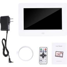 7inch Screen 800x480 Frame Clock Us Plug white