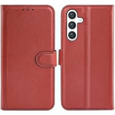 G-SP Samsung Galaxy S24 Plånboksfodral med Stativ Brun
