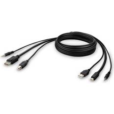 TAA USB-C to DP KVM Active Combo Cable 1.8m IN
