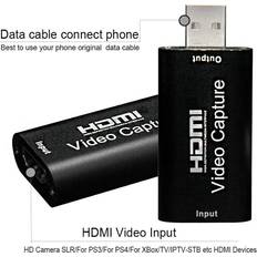 Capture & TV Cards Jardiboutique HDMI to Audio Video Capture Cards USB 1080p 60fps USB2.0 Record