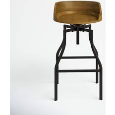 Birch Lane Meyers Swivel Harvest Oak Seating Stool 30.5"