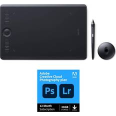 Graphics Tablets Wacom Intuos Pro Creative Pen Tablet Medium with Adobe Photography Plan Bundle