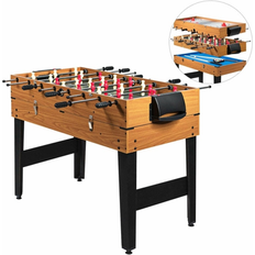 Table Sports Bed Bath & Beyond 3-In-1 Combo Game Table Soccer Billiard Slide Hockey 23"