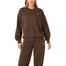 Yoga Sweaters Alo Accolade Crew Neck Pullover - Espresso