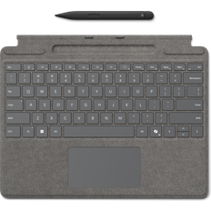 Microsoft Surface Pro Signature Keyboard with Slim Pen 2 Platinum QWERTY