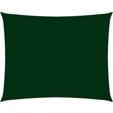 Green Sail Awnings vidaXL Sunshade Sail Oxford Fabric Rectangular 5x6 m Dark Green