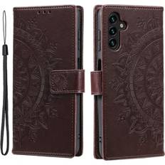 Skalo Samsung A25 5G Plånboksfodral Brun