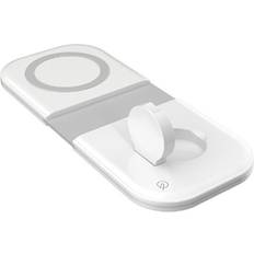 S33 2 In 1 Folding Dual Magnetic Magsafe Wireless Charging Charger for Apple Mobile Phone Watch Iphone