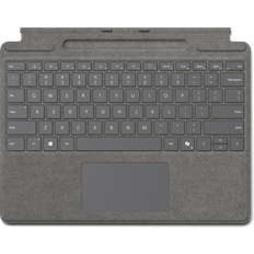 Surface Pro Keyboard with pen storage Platinum