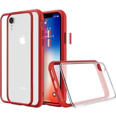 Modular Case compatible with [iPhone XR] Mod NX Customizable Shock Absorbent Heavy Duty Protective Cover Shockproof Red Bumper with