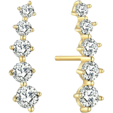 Støvring Design Ear Studs - Gold/Transparent