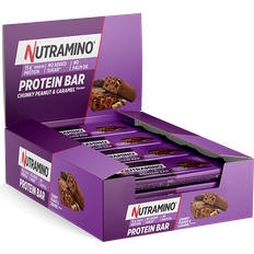 Proteinbar nutramino Nutramino Protein Bar Chunky Peanut Caramel 12 stk