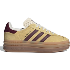 Women - Yellow Trainers adidas Gazelle W - Almost Yellow/Maroon/Wonder White