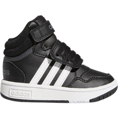 adidas Infant Hoops Mid - Core Black/Cloud White/Grey Six
