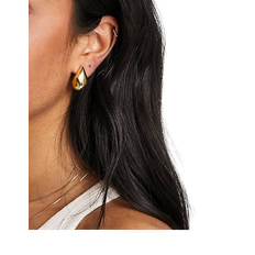 Molten Stud Earrings - Gold