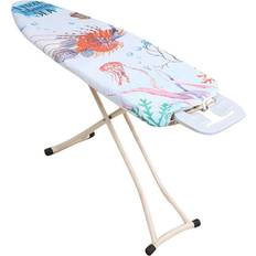 Ironing Board Covers Youngshion Sea Fish Scorch Resistant Printed Thick Cotton Ironing Board Cover and Pad Fits to 55inch x 20inch