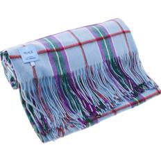 Textiles I Luv LTD Lambswool Rug with World Peace Tartan Blankets